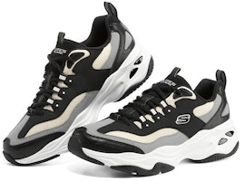 Skechers D'Lites 4.0 'Hitam Putih' 237409-BKW Lookbook Skechers D'Lites 4.0 'Hitam Putih' 237409-BKW