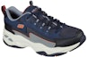 Lookbook Skechers D'Lites 4.0 'Biru Retro Rendah' 237225-NVOR