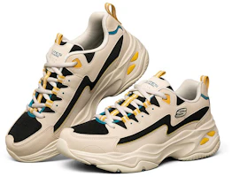 Lookbook Skechers D'Lites 4.0 low Dad Shoes White '' 237225-NTMT