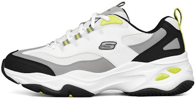 Skechers D LITES 4.0 Low-Dad Shoes White/Black/Grey 237226-WBGY Skechers D LITES 4.0 Low-Dad Shoes White/Black/Grey 237226-WBGY