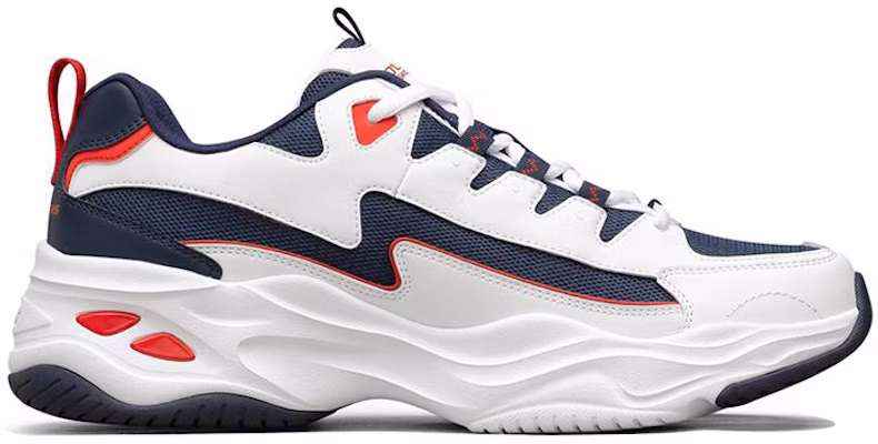Skechers D'Lites 4.0 Low-Top Running Shoes White/Blue/Red 894006-WNVR Order Skechers D'Lites 4.0 Low-Top Running Shoes White/Blue/Red 894006-WNVR