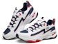 Lookbook Skechers D'Lites 4.0 Kasut Lari Low-Top Putih/Biru/Merah 894006-WNVR