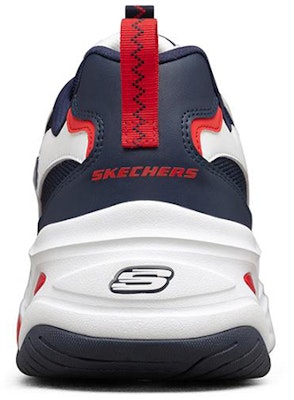 Skechers D'Lites 4.0 Low-Top Running Shoes White/Blue/Red 894006-WNVR Shop Skechers D'Lites 4.0 Low-Top Running Shoes White/Blue/Red 894006-WNVR