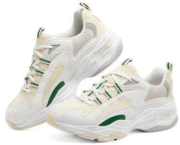 Skechers D'lites 4.0 'Putih Kelabu Hijau' 237408-WMLT Lookbook Skechers D'lites 4.0 'Putih Kelabu Hijau' 237408-WMLT