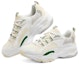 Lookbook Skechers D'lites 4.0 'Putih Kelabu Hijau' 237408-WMLT