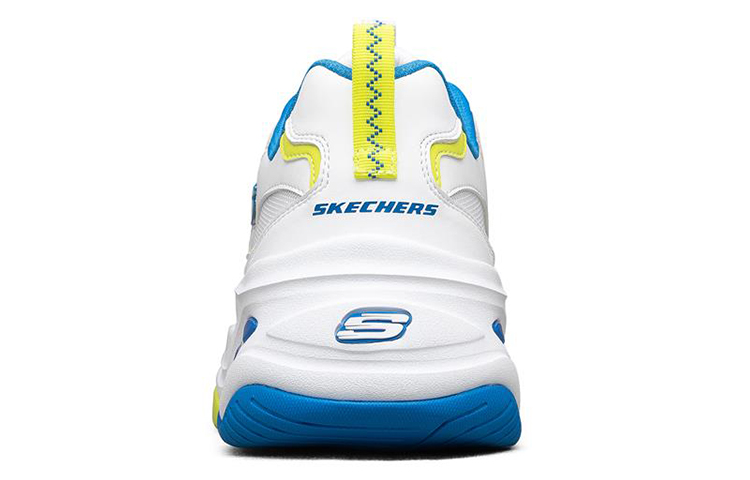 Shop 斯凯奇 D'Lites 4.0 低帮跑鞋 白/黄/蓝 894006-WMLT