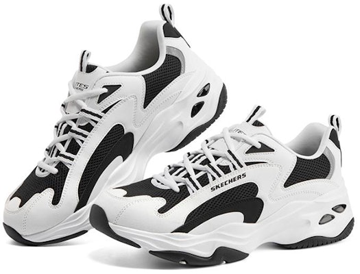 Skechers Dlites 4.0 'Putih Hitam' 237408-WBK Lookbook Skechers Dlites 4.0 'Putih Hitam' 237408-WBK