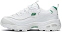 Buy Skechers D‘LITES 小白熊綠標小白熊 合成皮 露天 低筒 運動休閒鞋 男女通用 白綠美洲限定