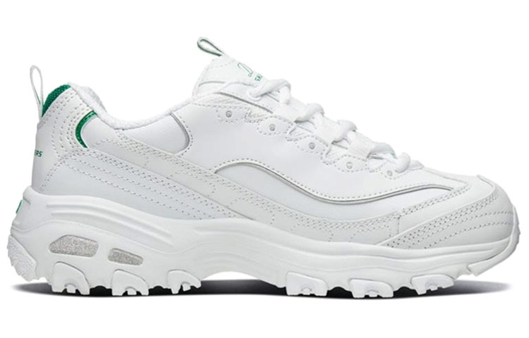 (W) Skechers DLites White Green 圖 2