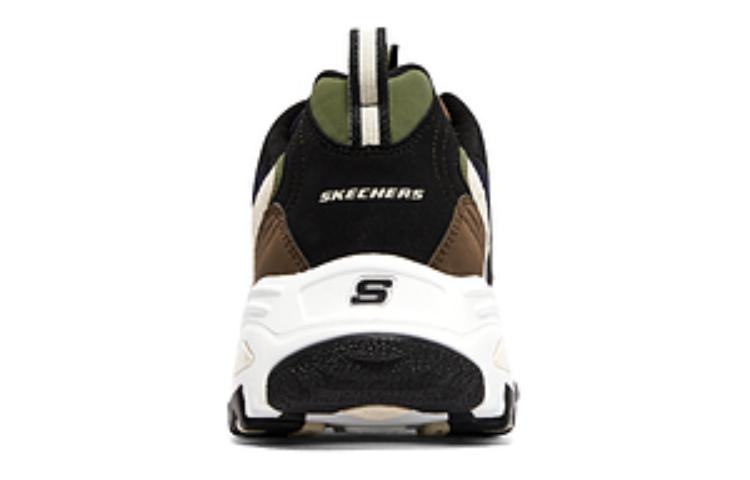 Shop Skechers D‘LITES 防滑耐磨 低筒 運動休閒鞋 黑米