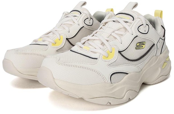 Skechers DLites 4.0 'Cream White Yellow' 894249-NTMT Lookbook Skechers DLites 4.0 'Cream White Yellow' 894249-NTMT