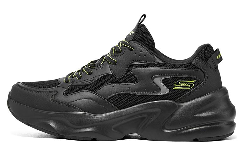 Skechers D'Lites 'Black Shock-Absorbent Low-Top'