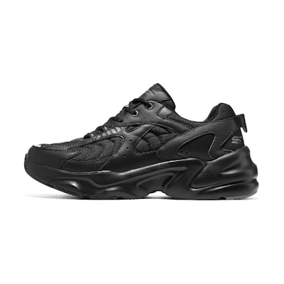 Skechers D'Lites 'Black Tidal Wave'