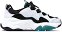 Order Skechers D'Lites 3.0 Kasut Larian Rendah Hitam/Putih/Hijau 999878-WGRN