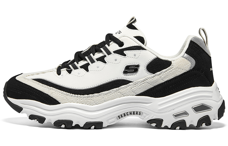 Skechers D'Lites 'CMFT Shock-Absorbing Black Low-Top RNNR'