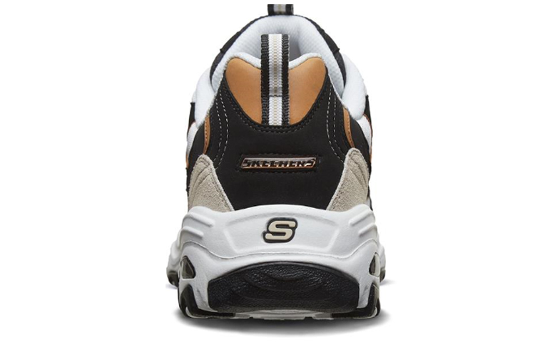 Lookbook Skechers D'Lites 1.0 Hitam/Emas 666114-BKGD