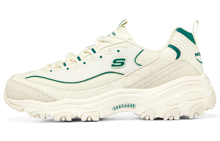 Skechers D'Lites 1.0 'Creamwhite Green'