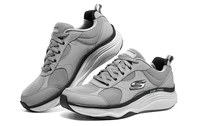 Skechers D'Lites 'Grey Low-Top Fitness' 圖 3