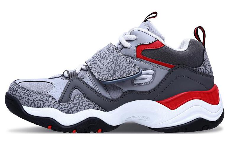Skechers D'Lites 'Grey Red'