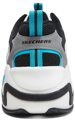 Skechers D'Lites Hyper Burst 'Kelabu Putih Multi' 894253-BKSR Shop Skechers D'Lites Hyper Burst 'Kelabu Putih Multi' 894253-BKSR