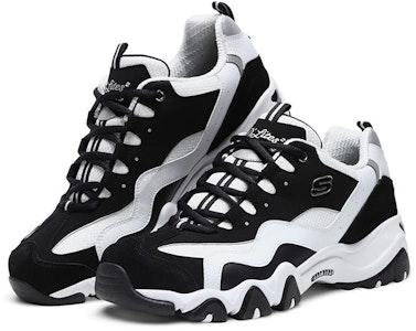 スケッチャーズ D'Lites 2.0 ローカット 黒/白 666049-BKW Lookbook スケッチャーズ D'Lites 2.0 ローカット 黒/白 666049-BKW