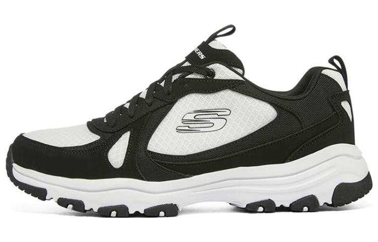 Skechers D'Lites 'Iconic Black and White'