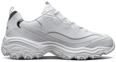 Order Skechers D'Lites 10 White 52676-WBK