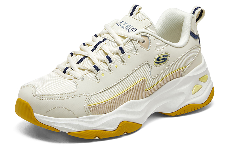 Skechers D'Lites 4.0 Shoes 'Beige Yellow' 圖 3
