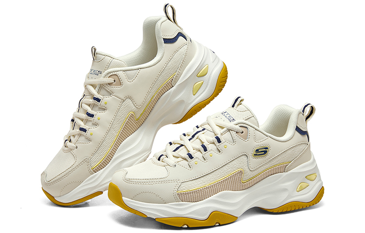 Skechers D'Lites 4.0 Shoes 'Beige Yellow' 圖 4