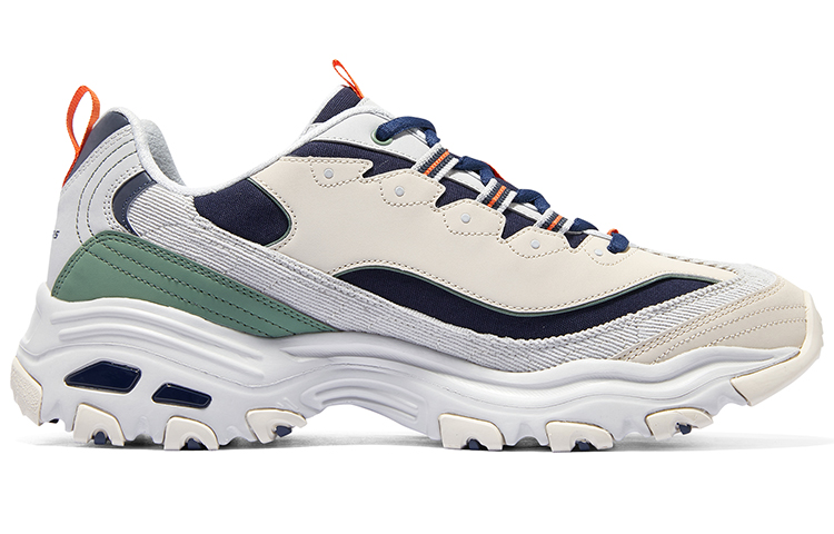 Order Kasut Skechers DLites 1.0 Chunky 'Beige Navy' 894265-GYNV