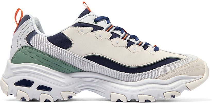 Kasut Skechers DLites 1.0 Chunky 'Beige Navy' 894265-GYNV Order Kasut Skechers DLites 1.0 Chunky 'Beige Navy' 894265-GYNV