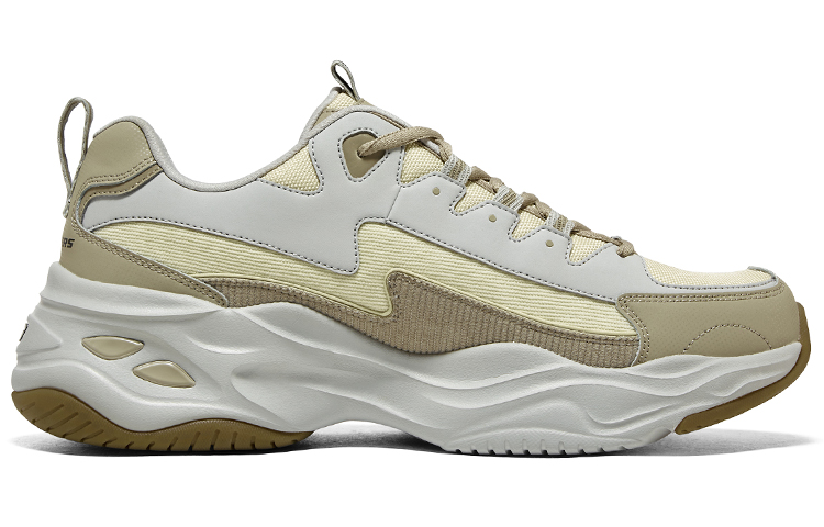 Skechers D'Lites 4.0 Shoes 'White Yellow Olive' 圖 2