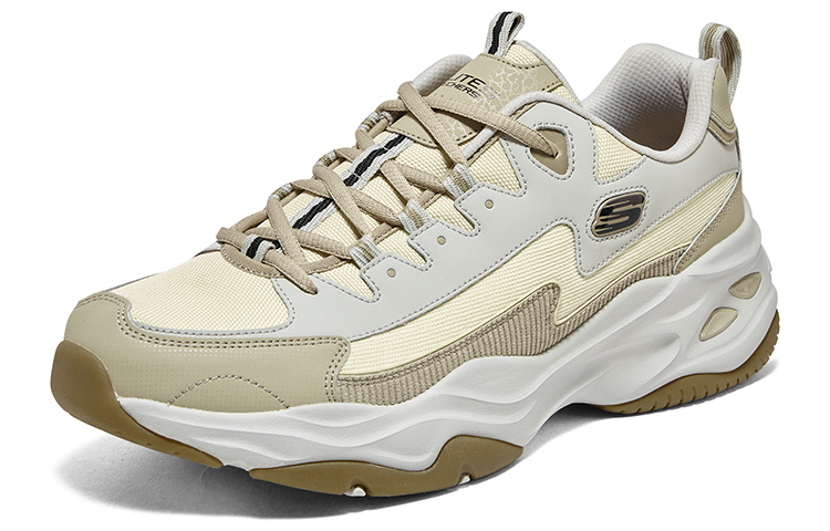 Skechers D'Lites 4.0 Shoes 'White Yellow Olive' 圖 3