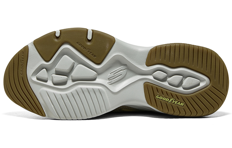 Skechers D'Lites 4.0 Shoes 'White Yellow Olive' 圖 6