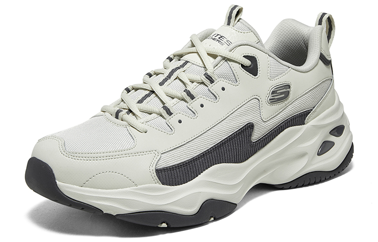 Skechers D'Lites 4.0 Shoes 'White Grey' 圖 3