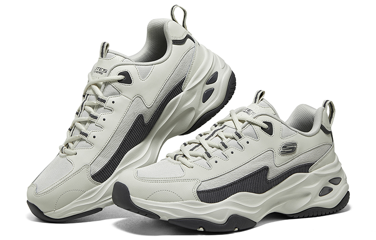 Skechers D'Lites 4.0 Shoes 'White Grey' 圖 4
