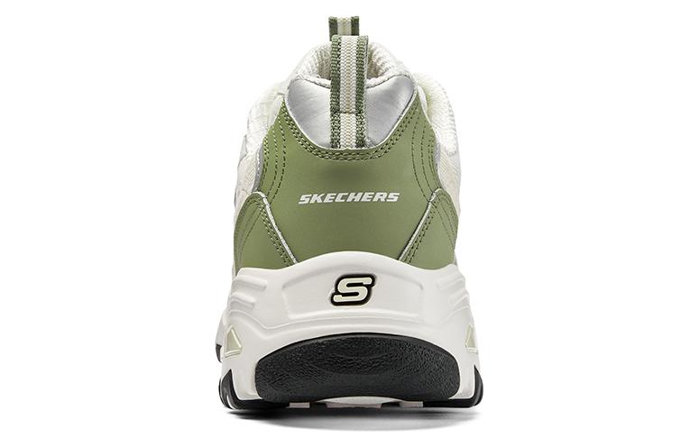 Purchase Skechers D‘LITES 奶茶熊 青椰斑斕 舒適 減震耐磨透氣 低筒 老爹鞋 男款 白綠色