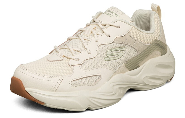 Skechers D'Lites Low-Running Shoes White 圖 3