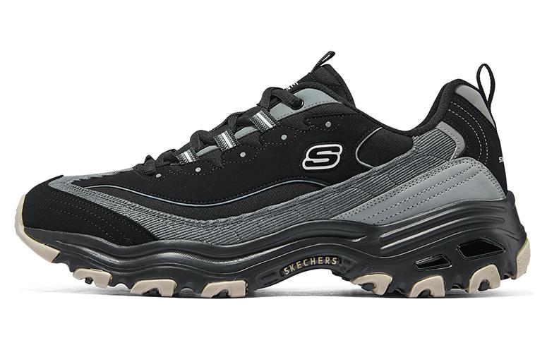 Skechers D'lites 1.0 Marathon Running Shoes 'Black Grey' 894265-BKGY