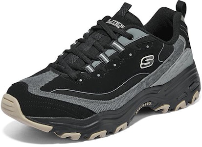 Skechers 奶茶熊烏山可可 舒適百搭 輕便透氣 低筒 爸爸鞋 男款 黑色 Lookbook Skechers 奶茶熊烏山可可 舒適百搭 輕便透氣 低筒 爸爸鞋 男款 黑色