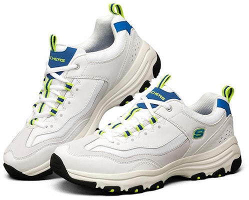 Skechers 斯凯奇 D'Lites I-Conik 低帮跑鞋 白色/蓝色 8790091-WBLU Lookbook Skechers 斯凯奇 D'Lites I-Conik 低帮跑鞋 白色/蓝色 8790091-WBLU