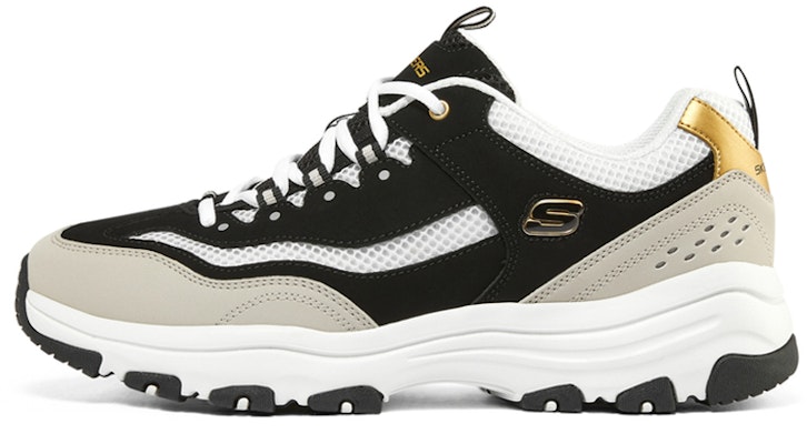 Skechers D'Lites 'Oreo Nut Cocoa' Sepatu Wanita Hitam Putih 8790138-BKGD Buy Skechers D'Lites 'Oreo Nut Cocoa' Sepatu Wanita Hitam Putih 8790138-BKGD