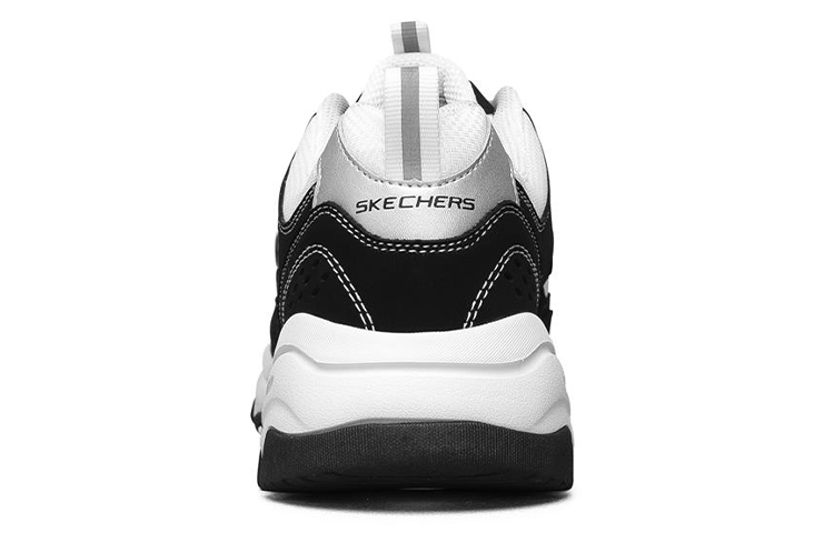 Skechers D'Lites I-Conik Low-Top Running Shoes Black/White 圖 4