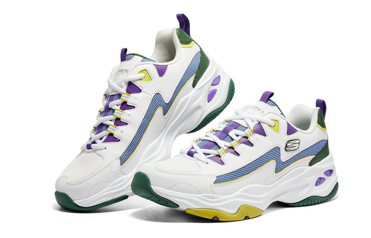 Skechers D'Lites 4.0 'White Blue' 圖 3