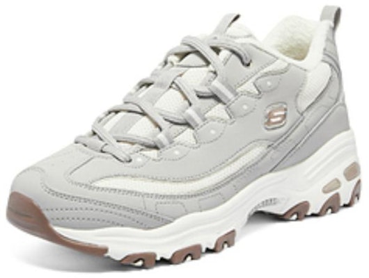 Skechers D‘LITES 熊貓鞋 加絨保暖 包覆性耐磨 低筒 老爸鞋 男款 灰色 Lookbook Skechers D‘LITES 熊貓鞋 加絨保暖 包覆性耐磨 低筒 老爸鞋 男款 灰色