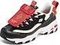 Lookbook Skechers D‘LITES 紅包鞋 紅包裝飾 CNY 兔年限定 減震防滑耐磨 低筒 爸爸鞋 黑紅黃
