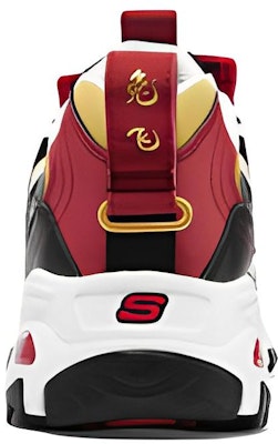 Skechers D‘LITES 紅包鞋 紅包裝飾 CNY 兔年限定 減震防滑耐磨 低筒 爸爸鞋 黑紅黃 Shop Skechers D‘LITES 紅包鞋 紅包裝飾 CNY 兔年限定 減震防滑耐磨 低筒 爸爸鞋 黑紅黃