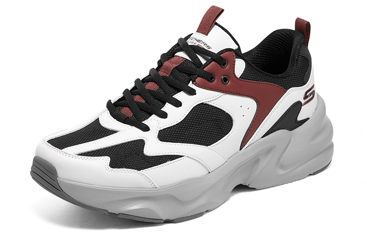 Lookbook Skechers D'Lites 'Gelombang Merah Putih' 118322-BKMT