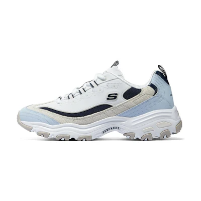 Skechers D'Lites Varsity Spirit Sneaker 'White Beige Blue'