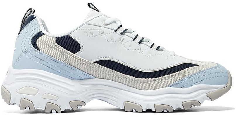 스케쳐스 딜라이트 바시티 스피릿 스니커즈 '화이트 베이지 블루' 894282-NTNV Order 스케쳐스 딜라이트 바시티 스피릿 스니커즈 '화이트 베이지 블루' 894282-NTNV